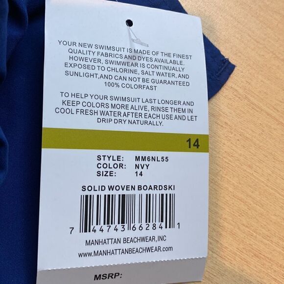 Maxine Of Hollywood Women's 5'' Woven Swim Boardshorts - Picture 8 of 8